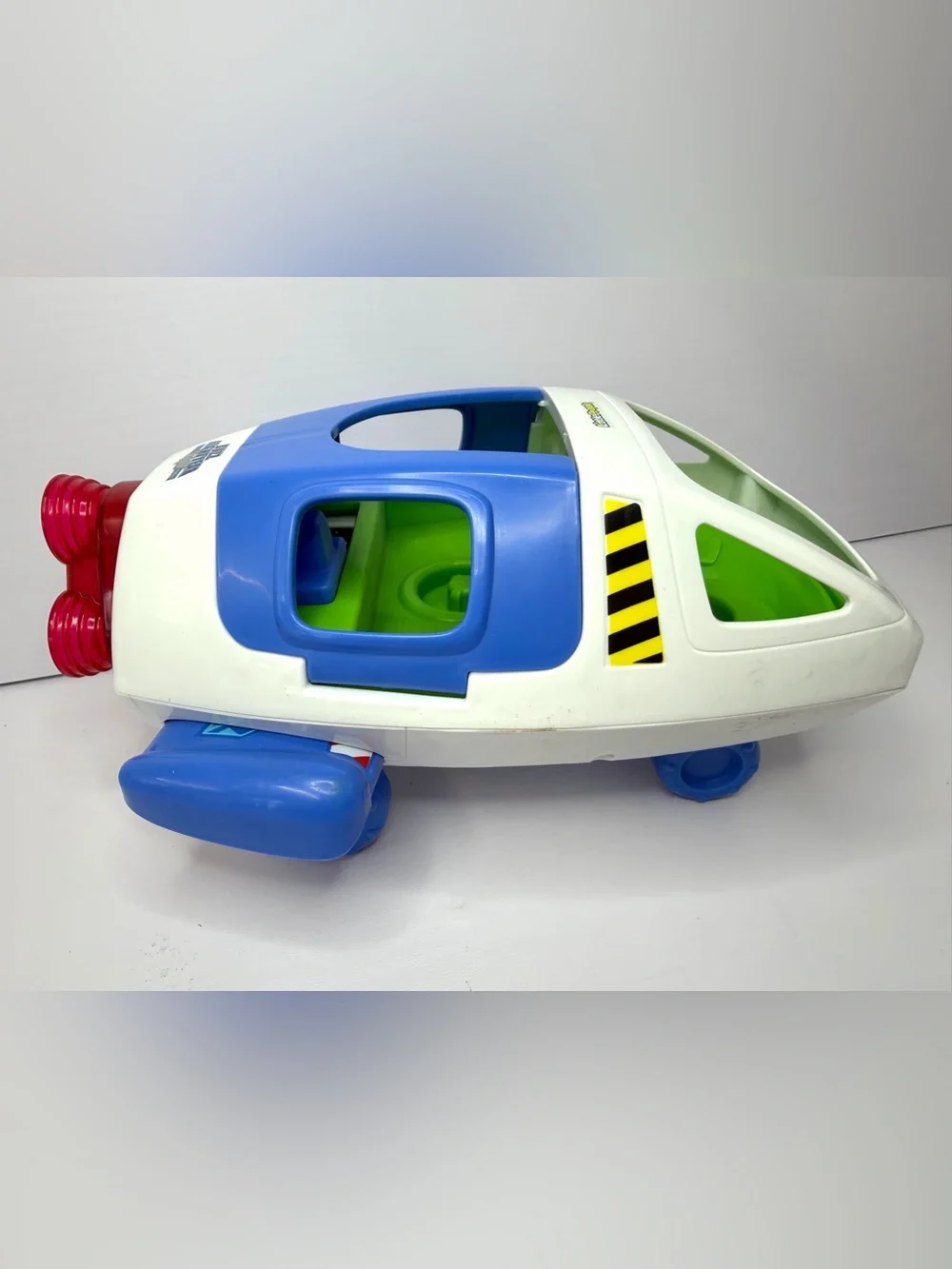 Fisher Price Little People Buzz Lightyear Spaceship Talking Rocket 2012 WORKS!